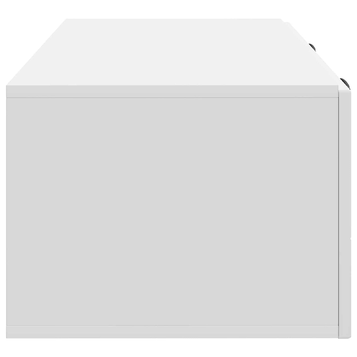 Wandbeugel TV-kast Wit 78,5 x 41 x 30 cm Bewerkt hout