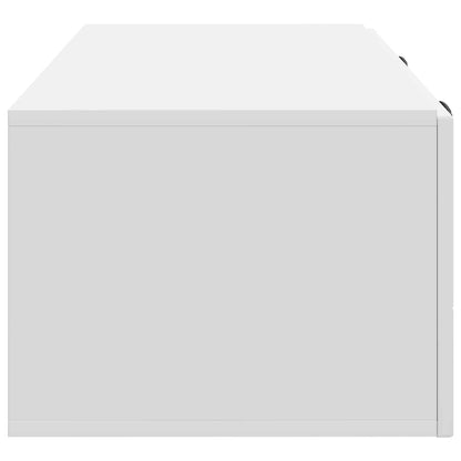 Wandbeugel TV-kast Wit 78,5 x 41 x 30 cm Bewerkt hout