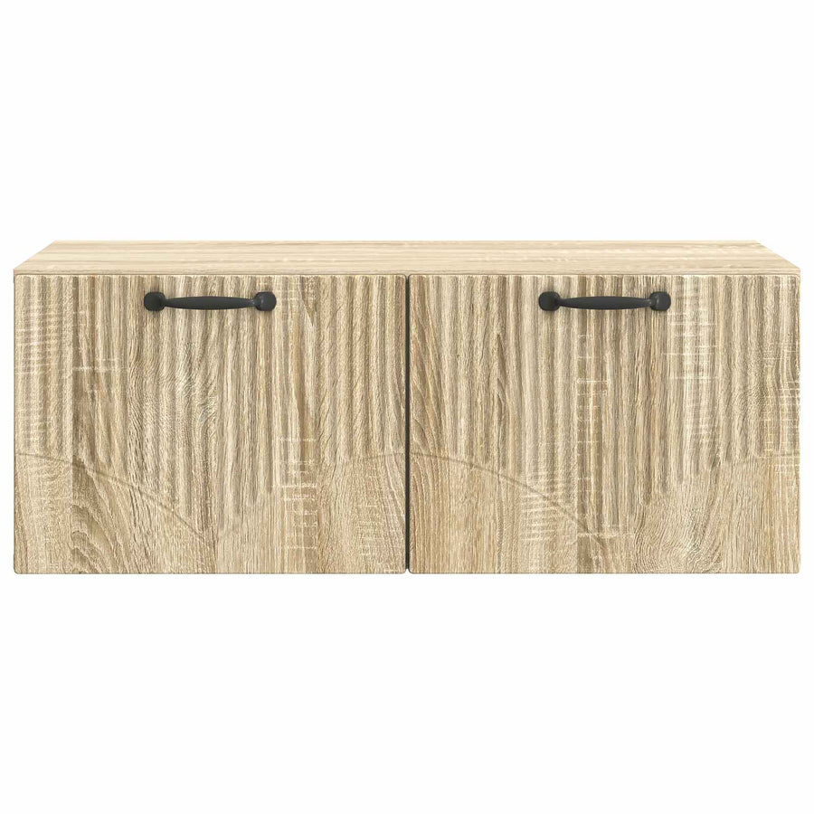Wandbeugel TV-kast Sonoma Eiken 78,5 x 41 x 30 cm Bewerkt hout