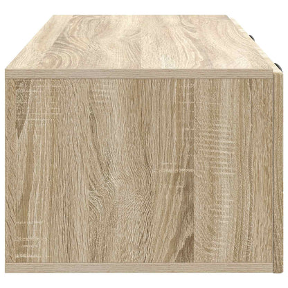 Wandbeugel TV-kast Sonoma Eiken 78,5 x 41 x 30 cm Bewerkt hout