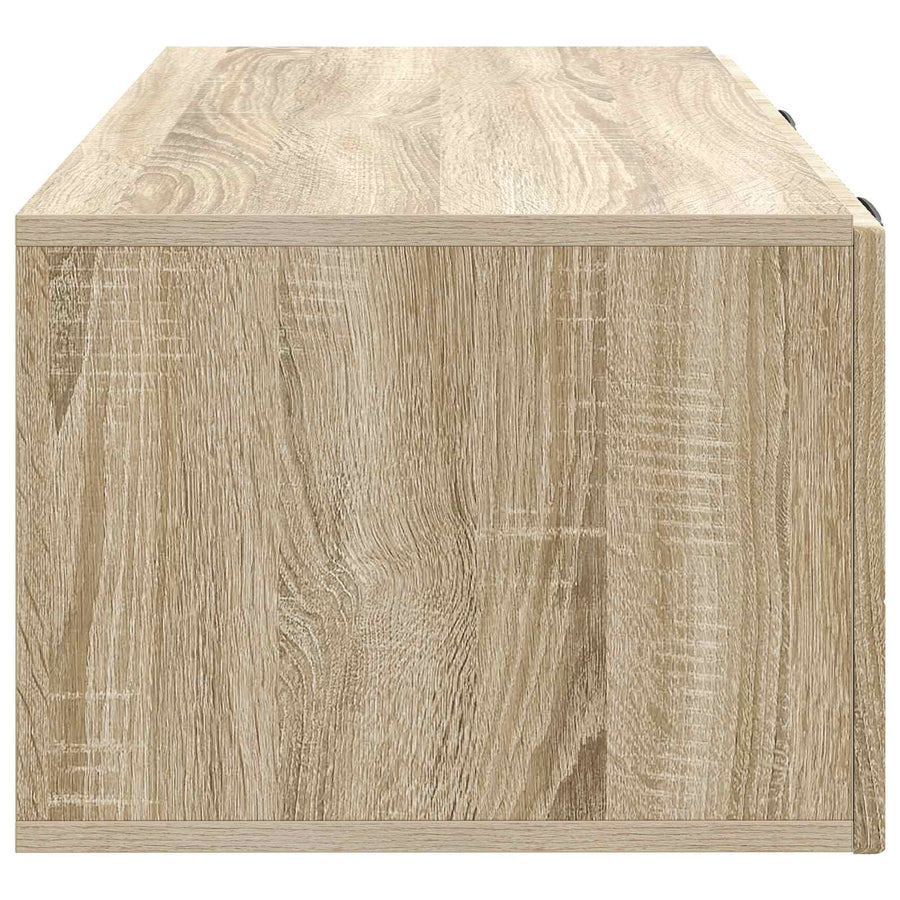 Wandbeugel TV-kast Sonoma Eiken 78,5 x 41 x 30 cm Bewerkt hout
