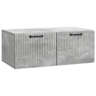 Wandkast TV-kast 78,5x41x30 cm bewerkt hout betongrijs