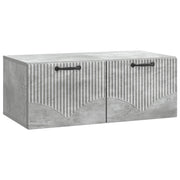 Wandkast TV-kast 78,5x41x30 cm bewerkt hout betongrijs