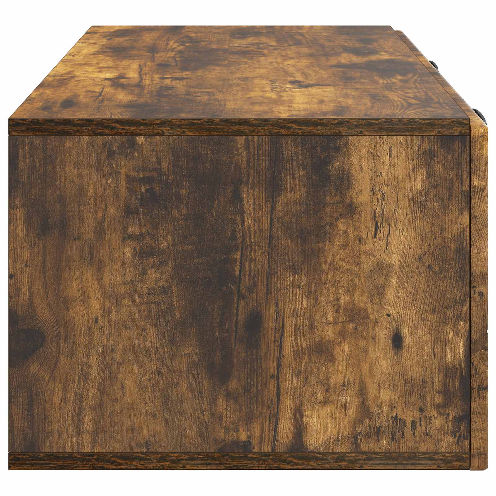 Wandbeugel TV-kast Gerookt eiken 78,5 x 41 x 30 cm Bewerkt hout