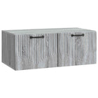 Wandkast TV 78,5x41x30 cm bewerkt hout grijs sonoma