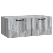 Wandkast TV 78,5x41x30 cm bewerkt hout grijs sonoma