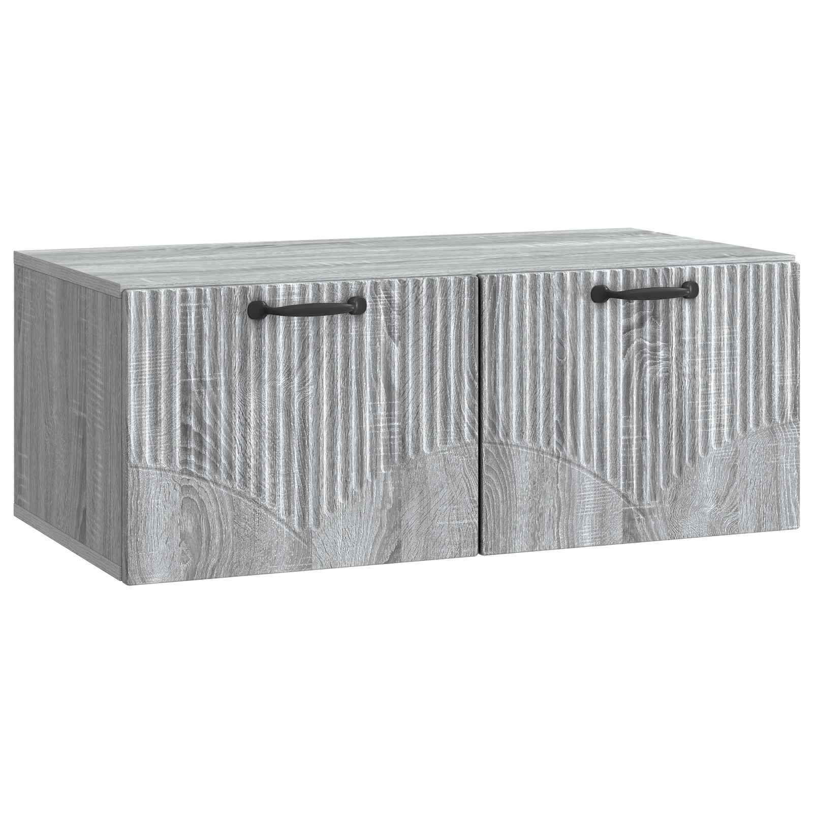 Wandbeugel TV-kast Grijs sonoma 78,5 x 41 x 30 cm Bewerkt hout
