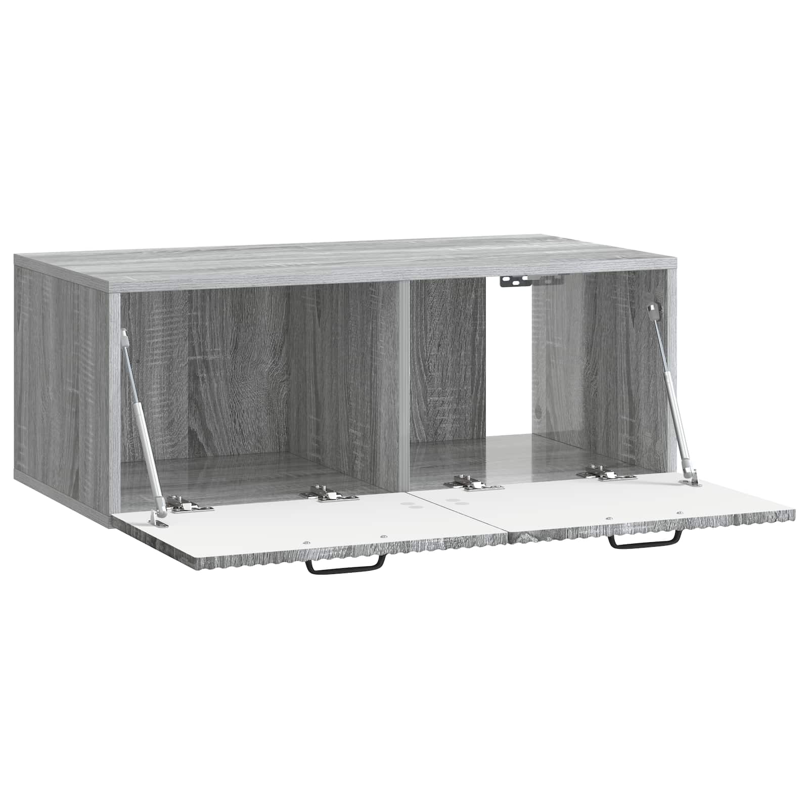 Wandbeugel TV-kast Grijs sonoma 78,5 x 41 x 30 cm Bewerkt hout