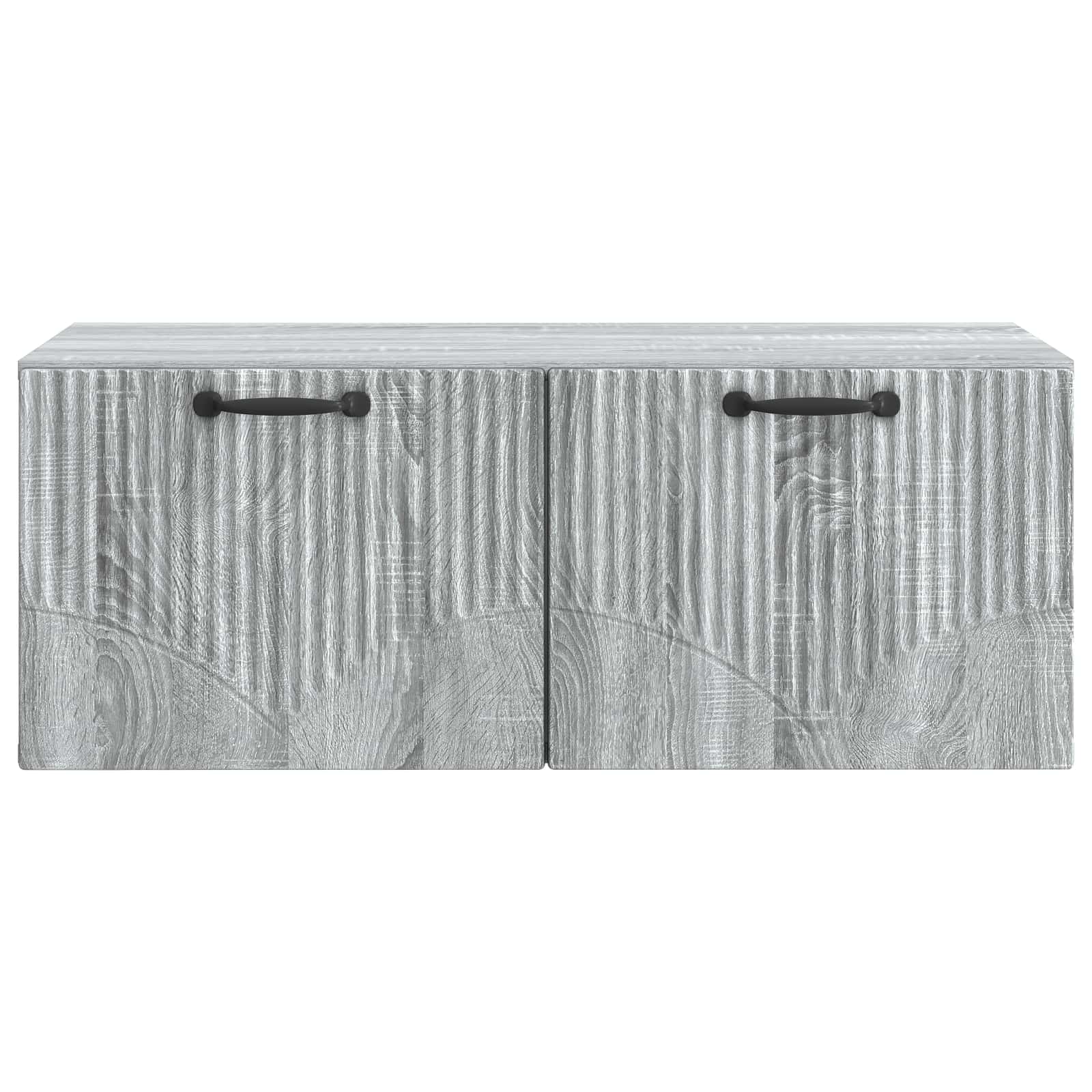 Wandbeugel TV-kast Grijs sonoma 78,5 x 41 x 30 cm Bewerkt hout