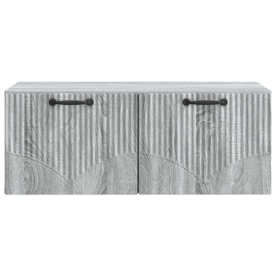 Wandbeugel TV-kast Grijs sonoma 78,5 x 41 x 30 cm Bewerkt hout