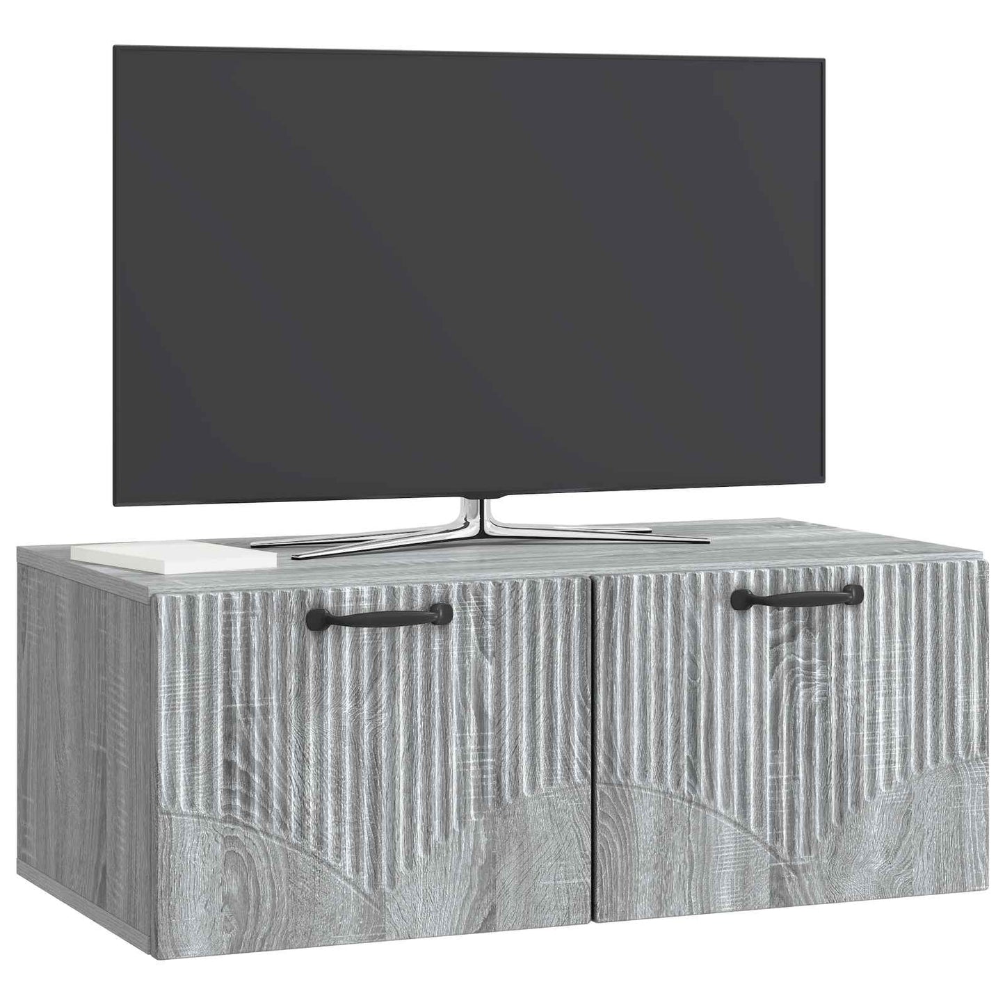 Wandbeugel TV-kast Grijs sonoma 78,5 x 41 x 30 cm Bewerkt hout