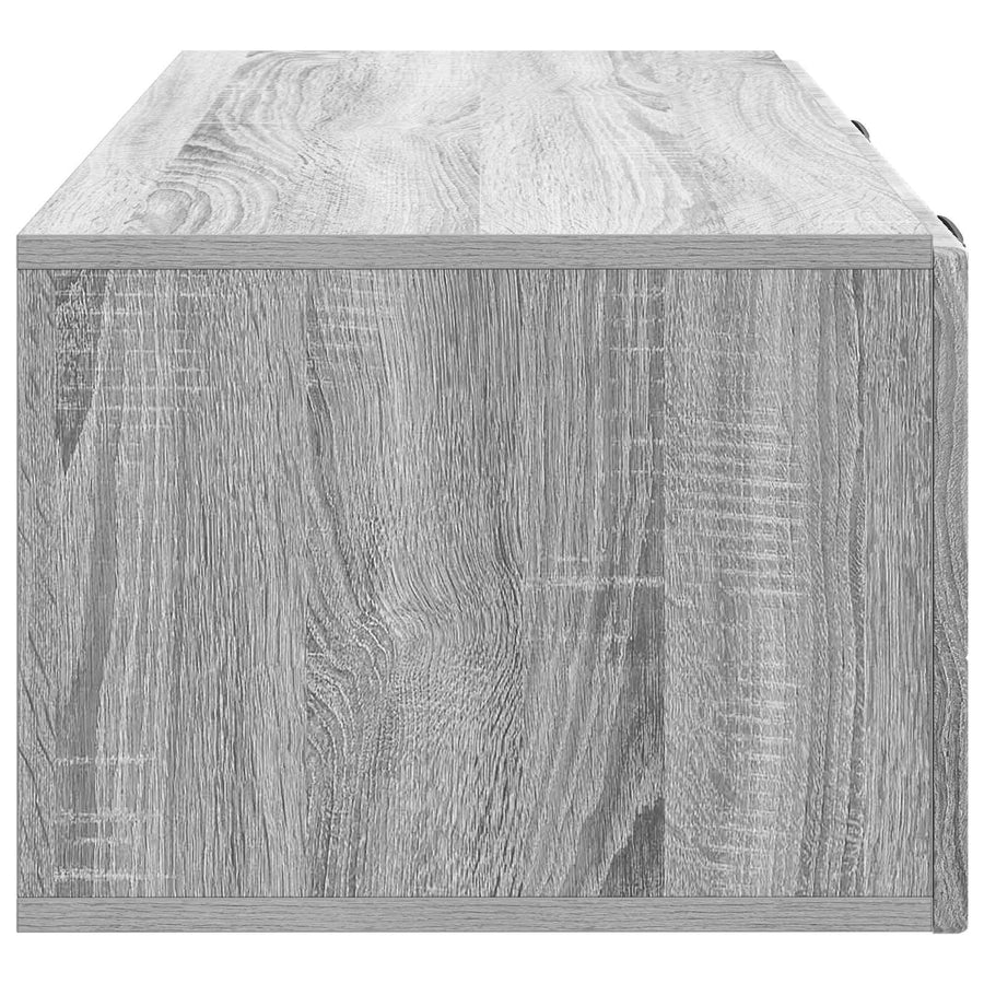 Wandbeugel TV-kast Grijs sonoma 78,5 x 41 x 30 cm Bewerkt hout