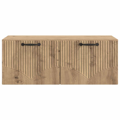 Wandbeugel TV-kast Artisanaal eiken 78,5 x 41 x 30 cm