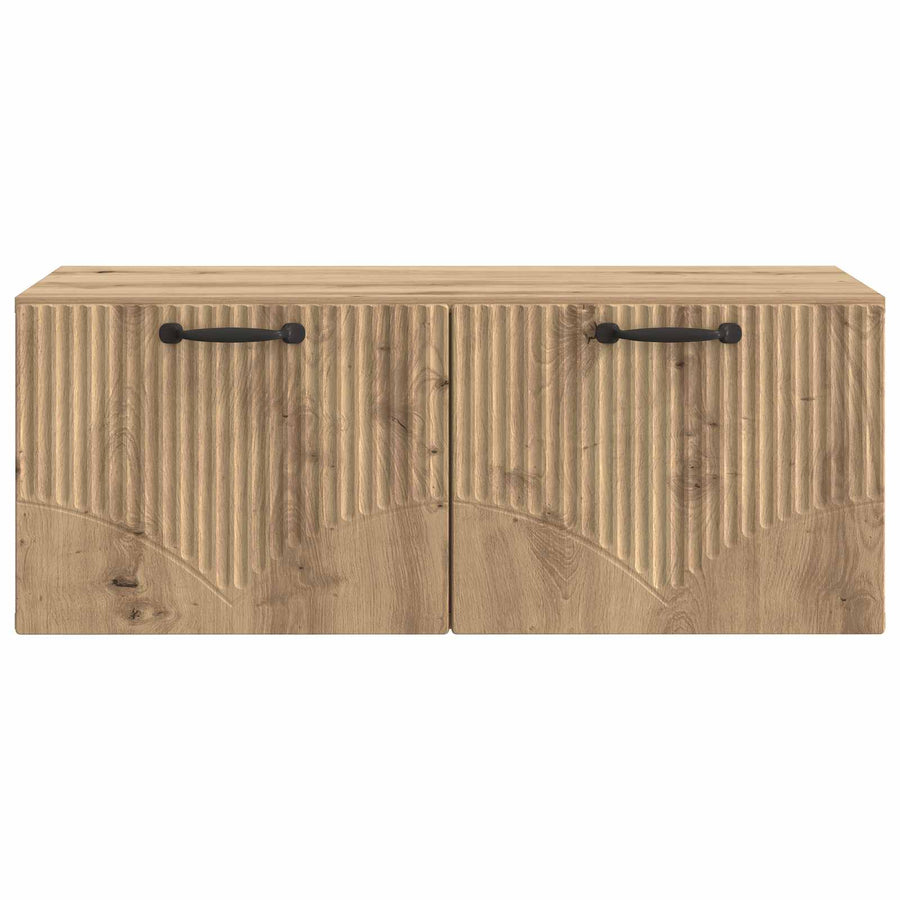 Wandbeugel TV-kast Artisanaal eiken 78,5 x 41 x 30 cm