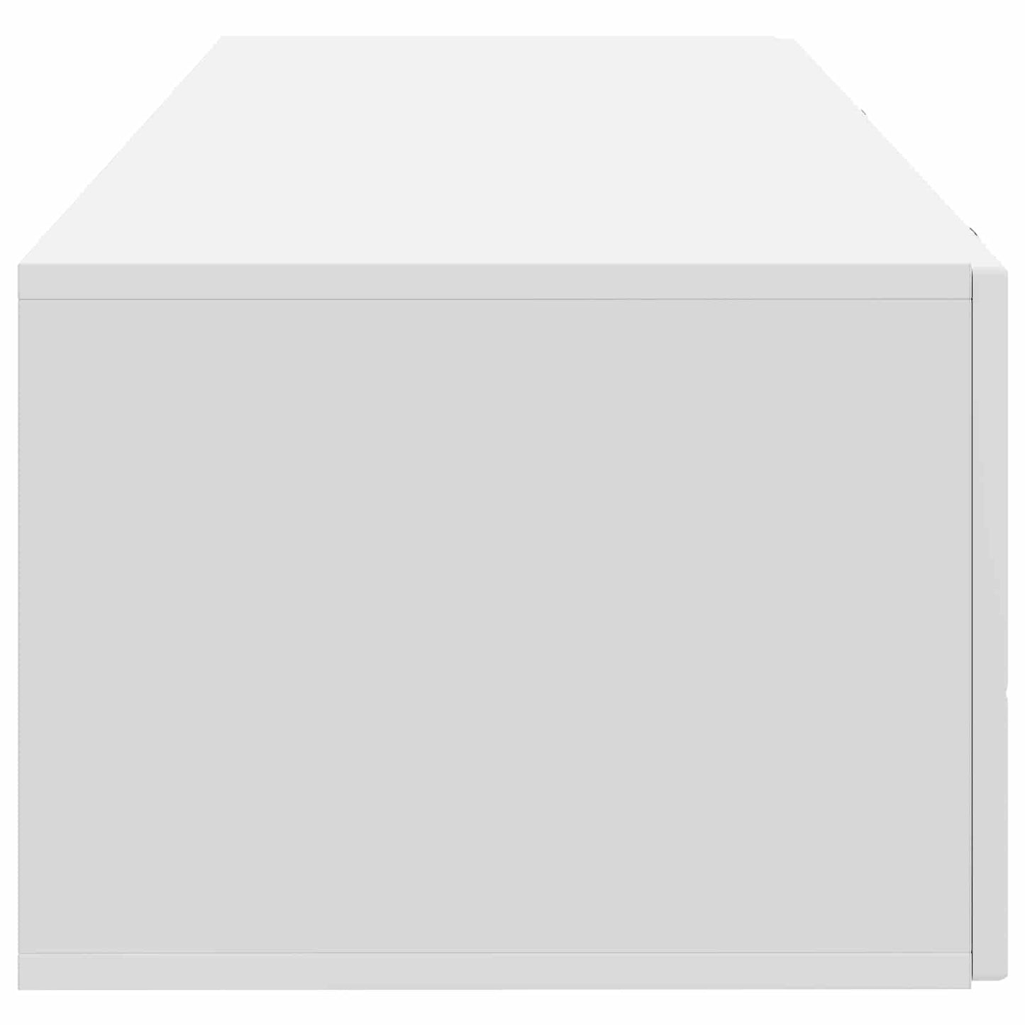 Wandbeugel TV-kast Wit 98 x 41 x 30 cm Bewerkt hout