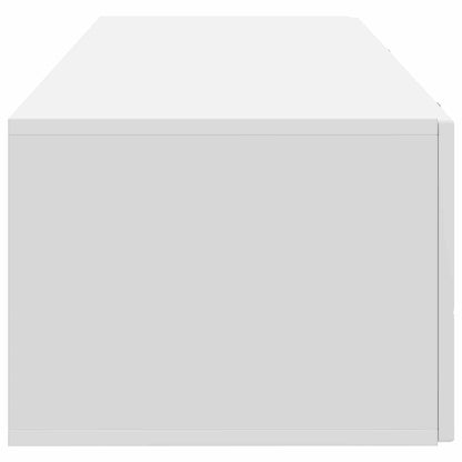 Wandbeugel TV-kast Wit 98 x 41 x 30 cm Bewerkt hout