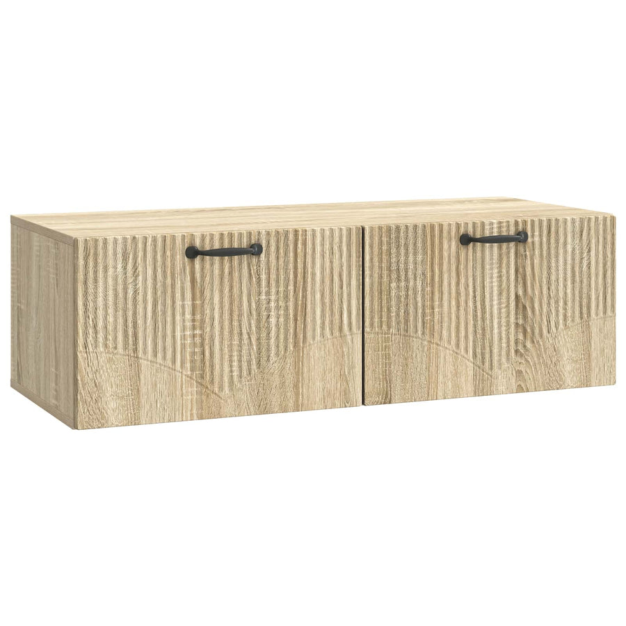 Wandbeugel TV-kast Sonoma Eiken 98 x 41 x 30 cm Bewerkt hout