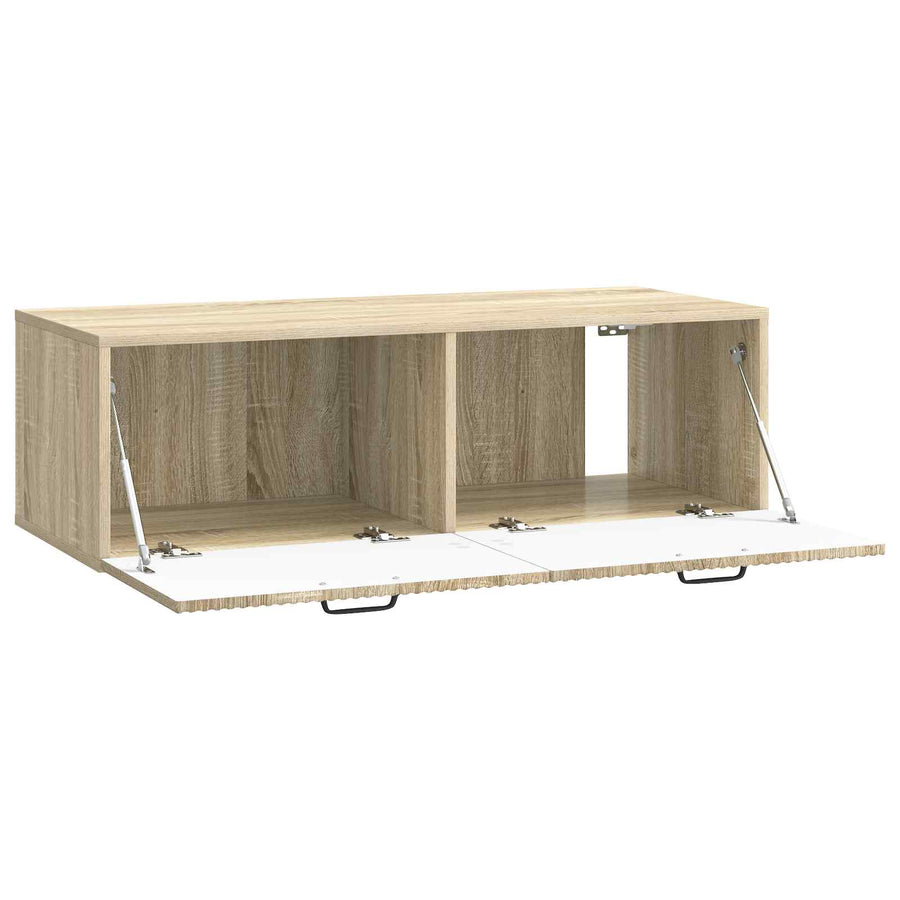 Wandbeugel TV-kast Sonoma Eiken 98 x 41 x 30 cm Bewerkt hout