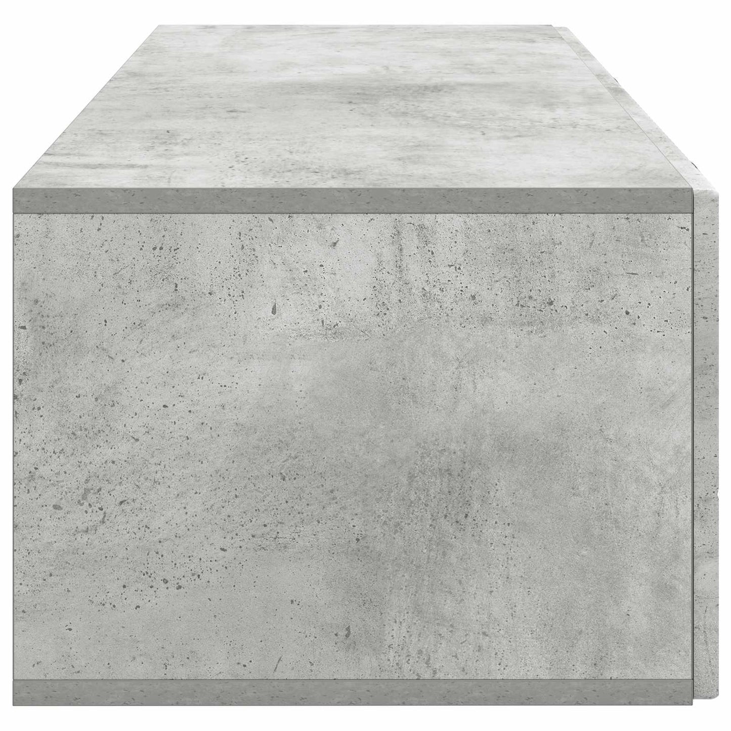 Wandbeugel TV-kast Betongrijs 98 x 41 x 30 cm Bewerkt hout