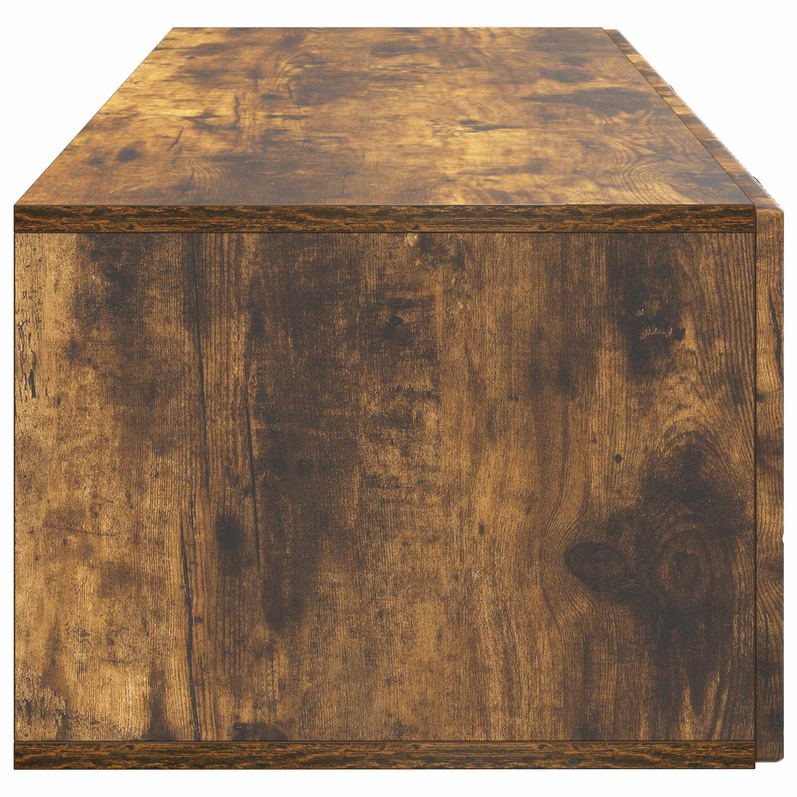 Wandbeugel TV-kast Gerookt eiken 98 x 41 x 30 cm Bewerkt hout