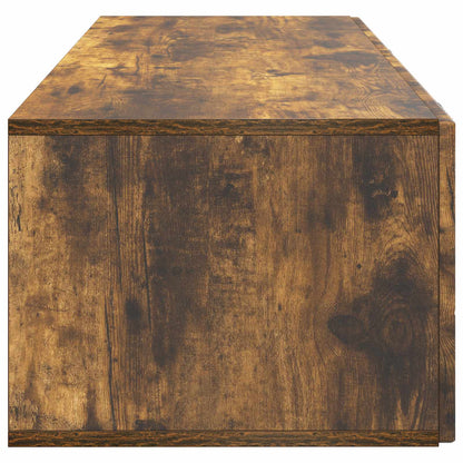 Wandbeugel TV-kast Gerookt eiken 98 x 41 x 30 cm Bewerkt hout