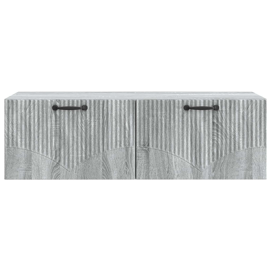 Wandbeugel TV-kast Grijs sonoma 98 x 41 x 30 cm Bewerkt hout