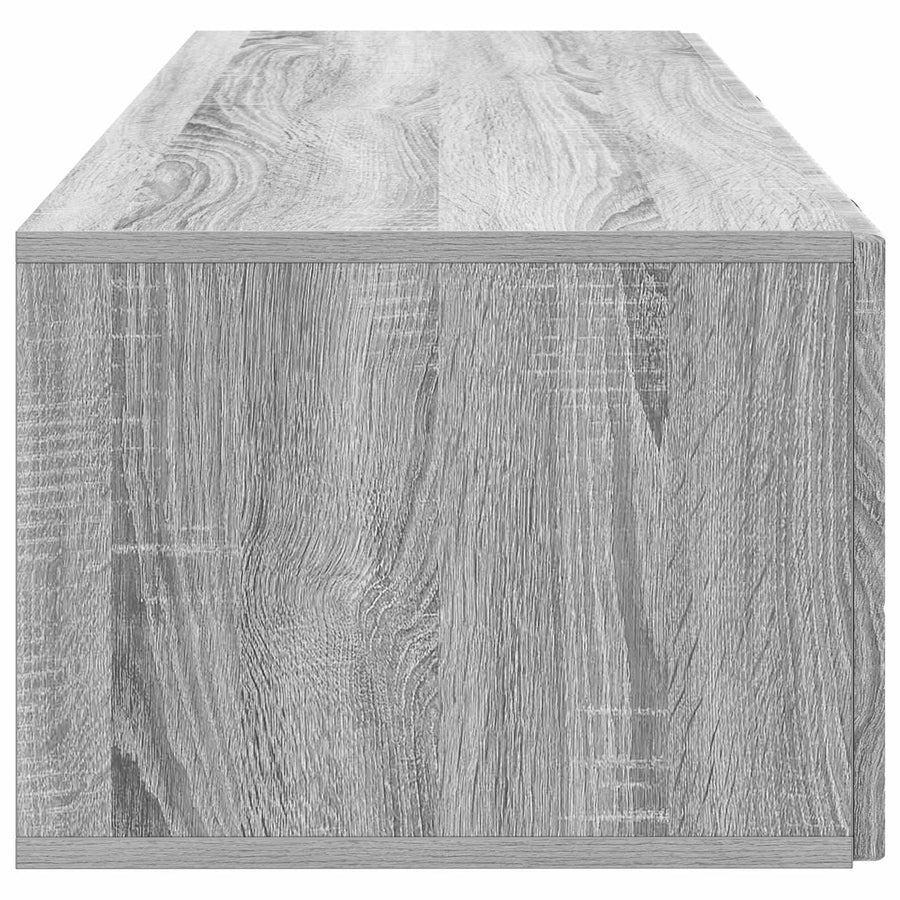 Wandbeugel TV-kast Grijs sonoma 98 x 41 x 30 cm Bewerkt hout