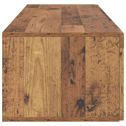 Wandbeugel TV-kast Oud hout 98 x 41 x 30 cm Bewerkt hout