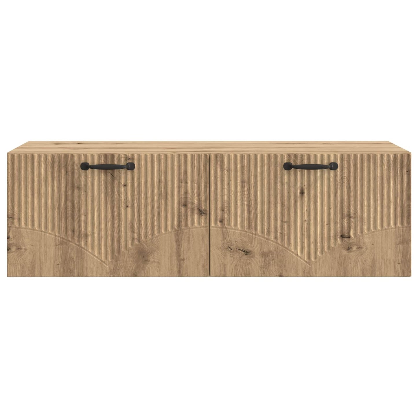Wandbeugel TV-kast Artisanaal eiken 98 x 41 x 30 cm