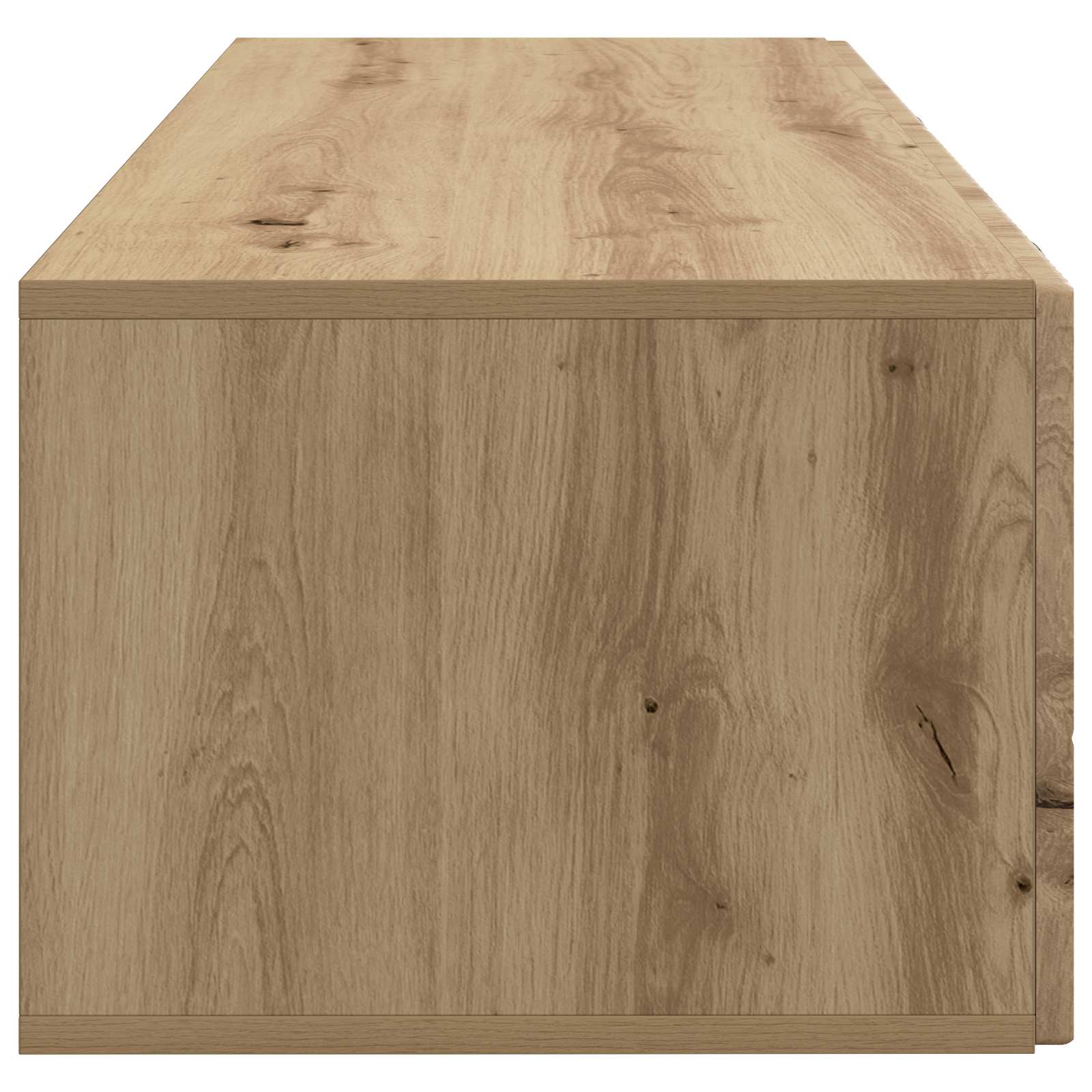 Wandbeugel TV-kast Artisanaal eiken 98 x 41 x 30 cm