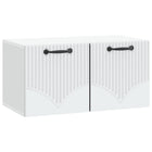 TV-wandkast 59,5x31x30 cm wit bewerkt hout