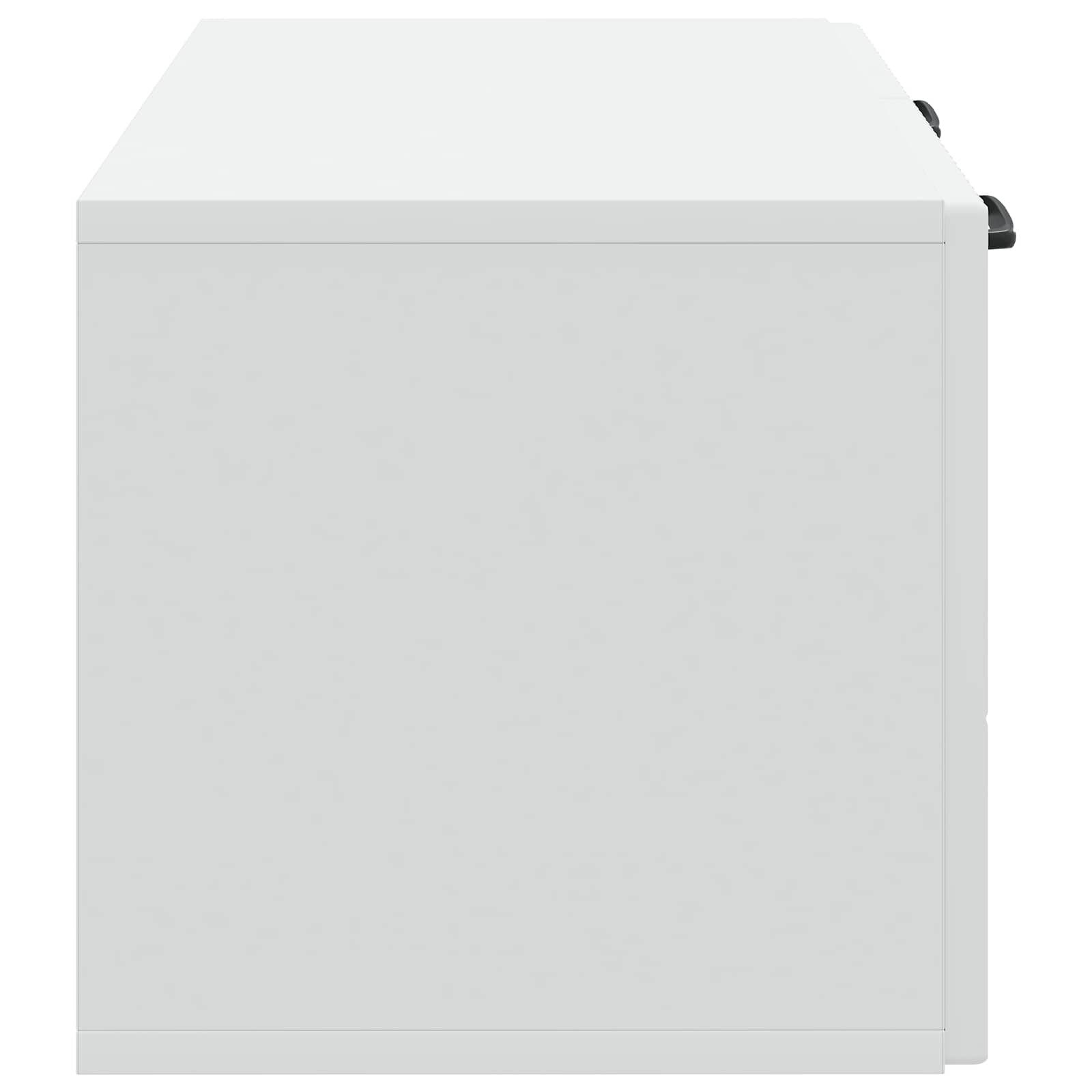 Wandbeugel TV-kast Wit 59,5 x 31 x 30 cm Bewerkt hout