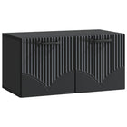 Wandkast 59,5x31x30 cm zwart bewerkt hout
