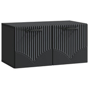 Wandkast 59,5x31x30 cm zwart bewerkt hout