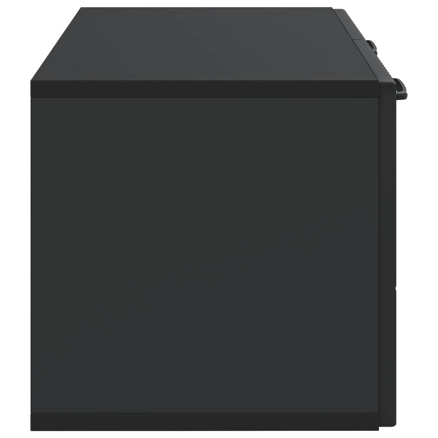 Wandbeugel TV-kast Zwart 59,5 x 31 x 30 cm Bewerkt hout