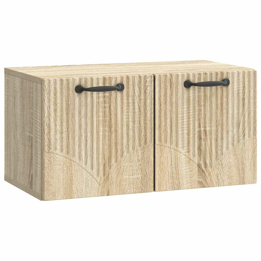 Wandbeugel TV-kast Sonoma Eiken 59,5 x 31 x 30 cm Bewerkt hout