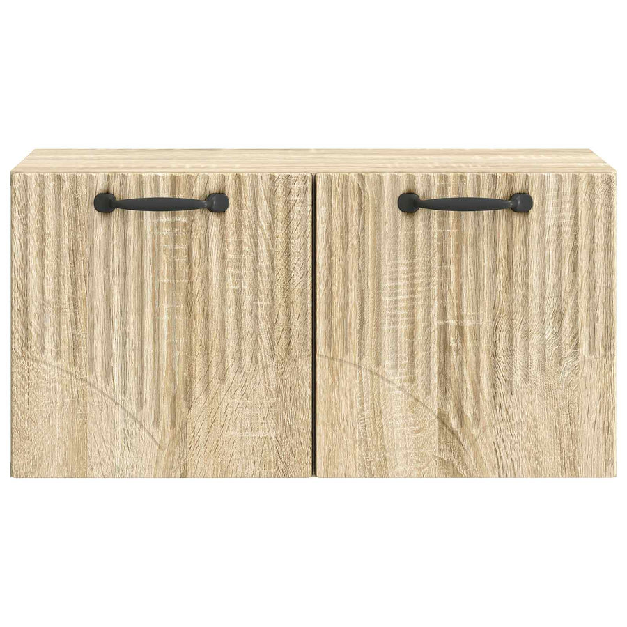 Wandbeugel TV-kast Sonoma Eiken 59,5 x 31 x 30 cm Bewerkt hout
