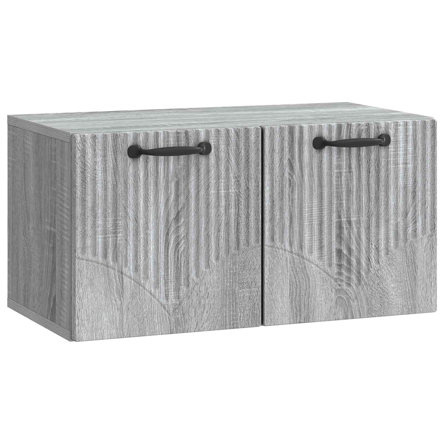 Wandbeugel TV-kast Grijs sonoma 59,5 x 31 x 30 cm Bewerkt hout