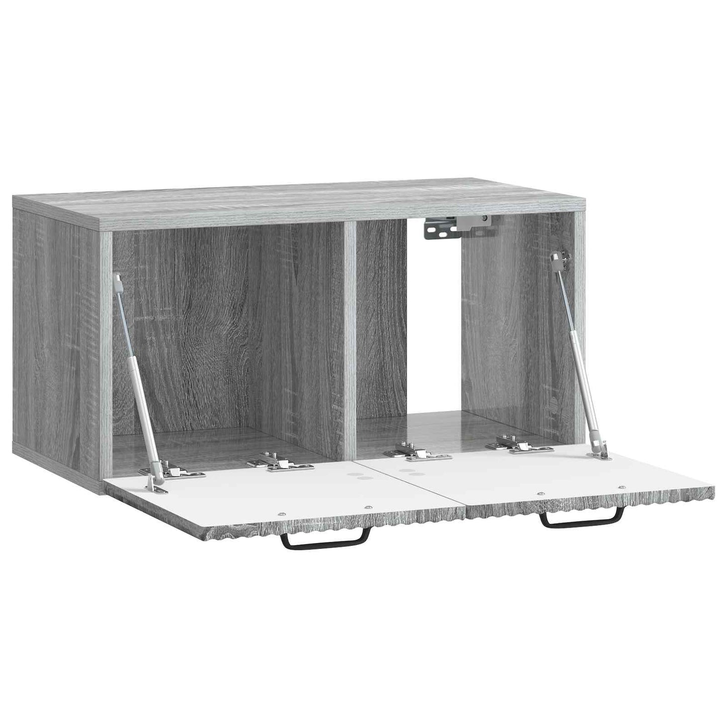 Wandbeugel TV-kast Grijs sonoma 59,5 x 31 x 30 cm Bewerkt hout