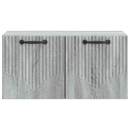Wandbeugel TV-kast Grijs sonoma 59,5 x 31 x 30 cm Bewerkt hout