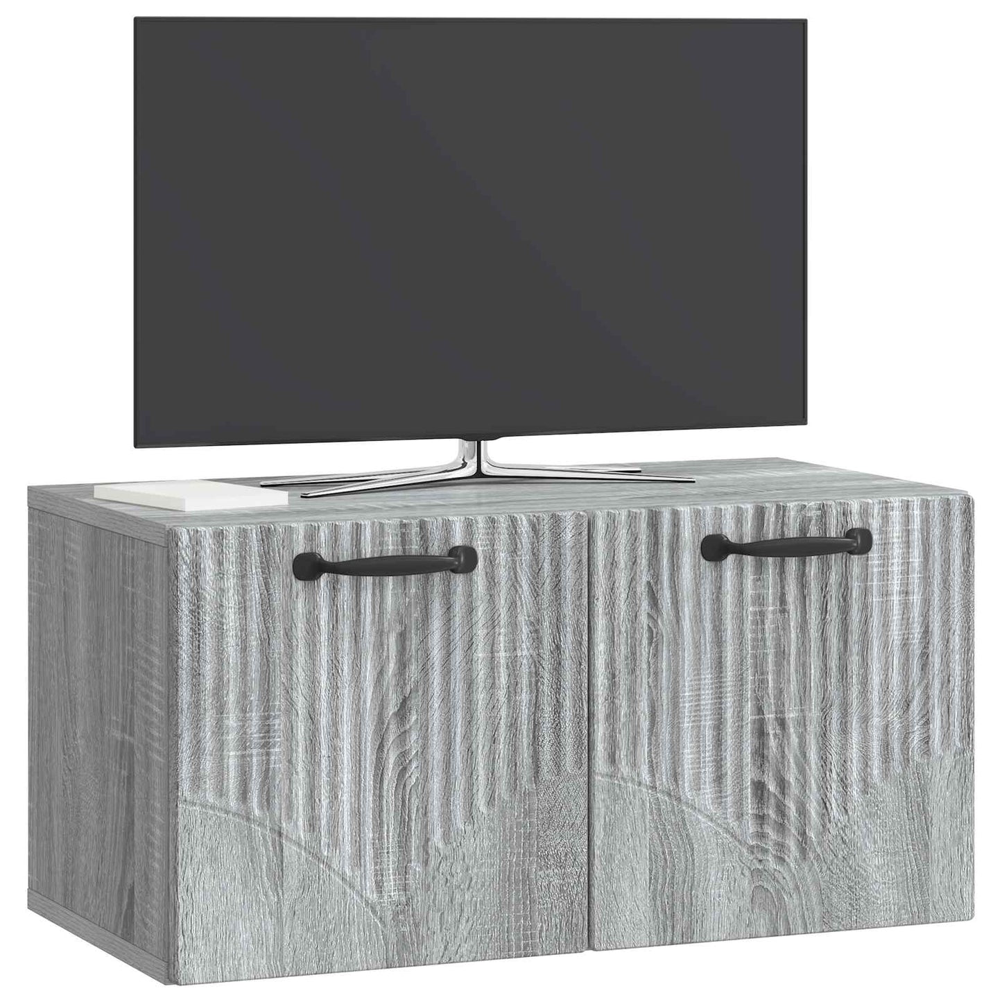 Wandbeugel TV-kast Grijs sonoma 59,5 x 31 x 30 cm Bewerkt hout
