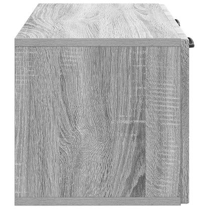 Wandbeugel TV-kast Grijs sonoma 59,5 x 31 x 30 cm Bewerkt hout