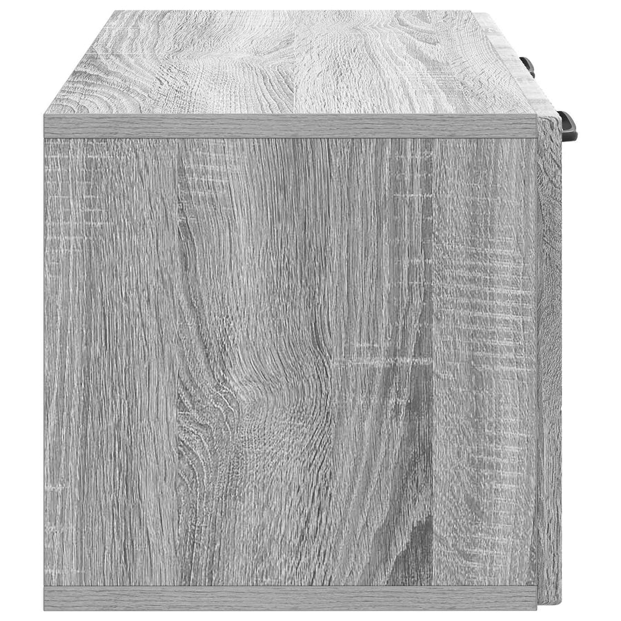 Wandbeugel TV-kast Grijs sonoma 59,5 x 31 x 30 cm Bewerkt hout