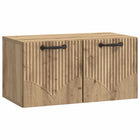 Wall bracket TV cabinet Artisanal oak 59.5 x 31 x 30 cm