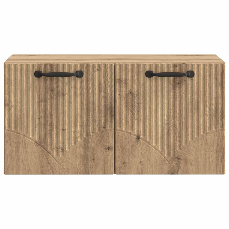 Wandbeugel TV-kast Artisanaal eiken 59,5 x 31 x 30 cm