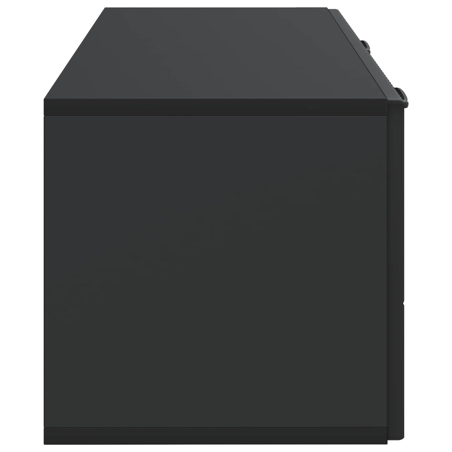 Wandbeugel TV-kast Zwart 78,5 x 31 x 30 cm Bewerkt hout