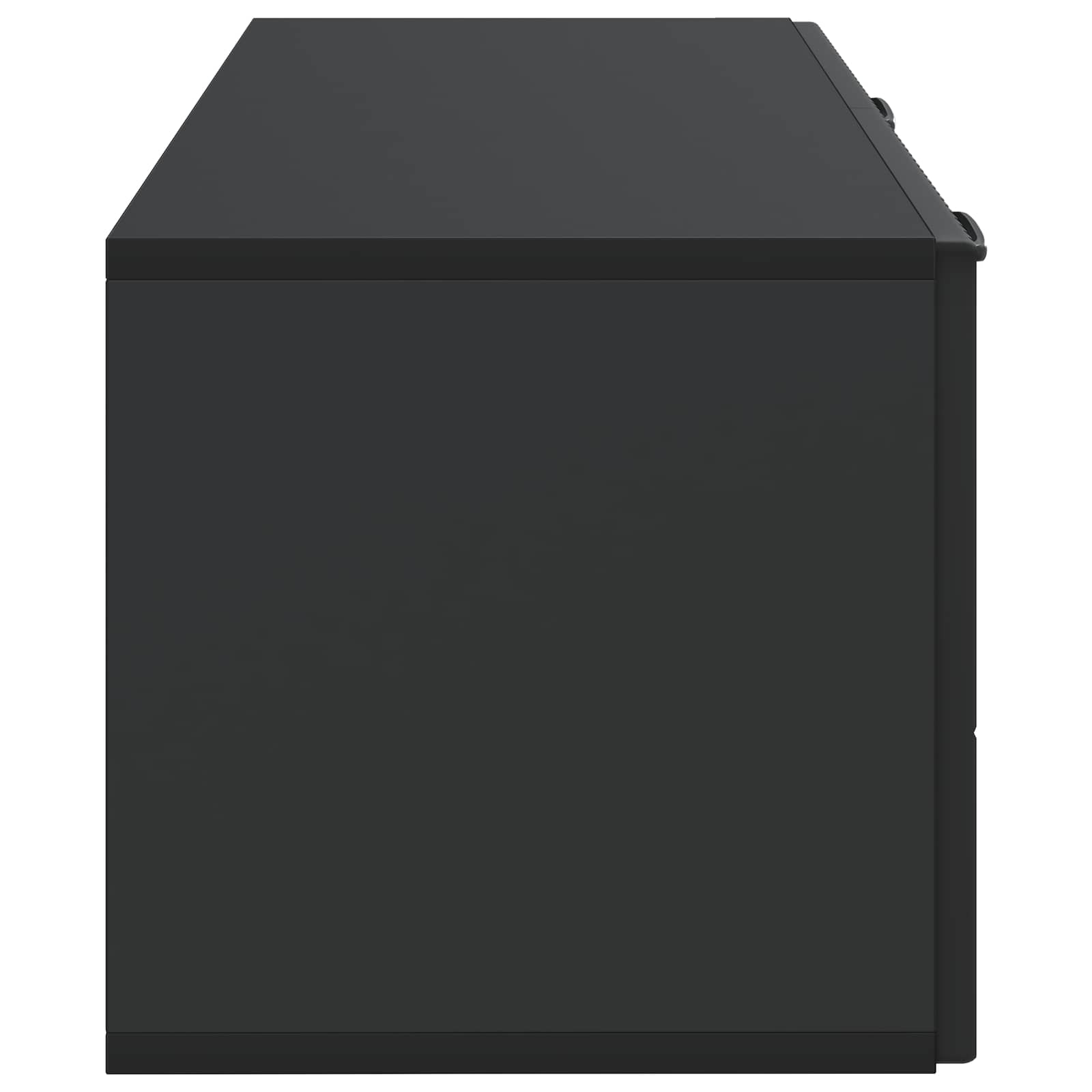 Wandbeugel TV-kast Zwart 78,5 x 31 x 30 cm Bewerkt hout