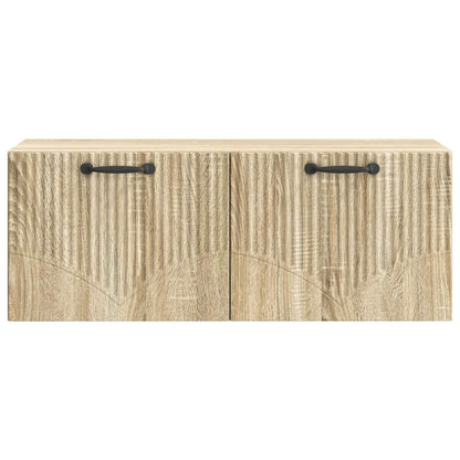 Wandbeugel TV-kast Sonoma Eiken 78,5 x 31 x 30 cm Bewerkt hout