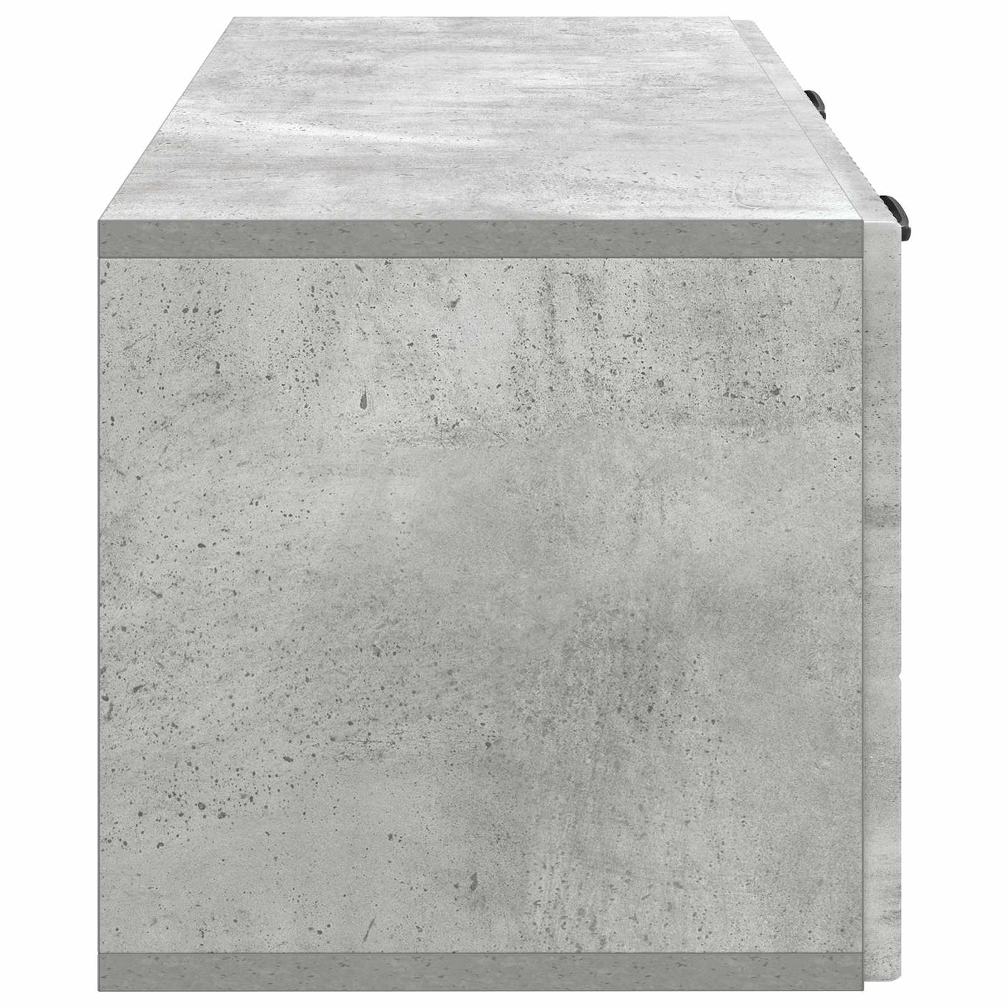 Wandbeugel TV-kast Betongrijs 78,5 x 31 x 30 cm Bewerkt hout