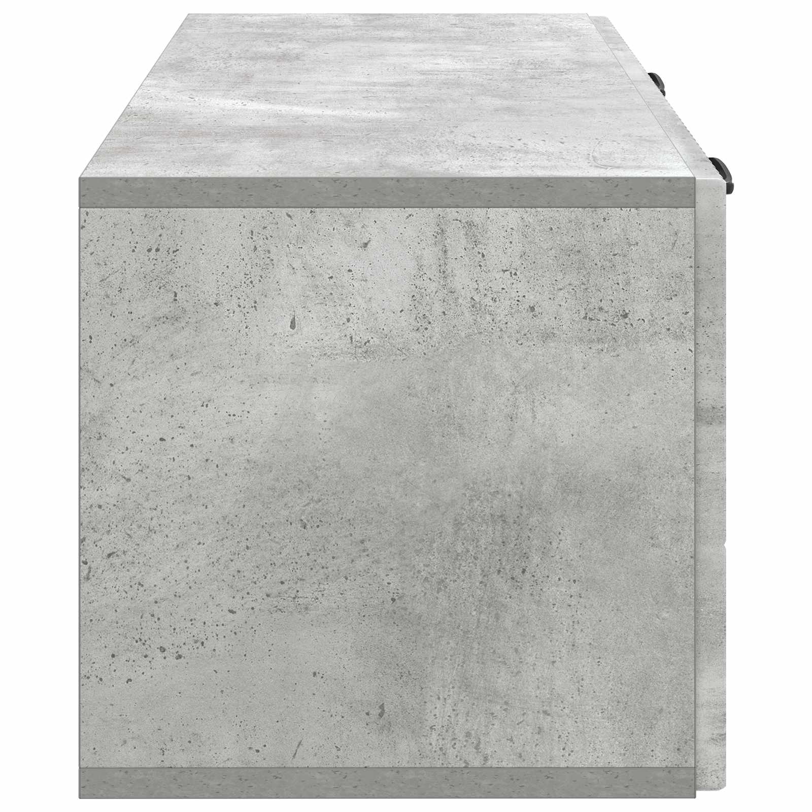 Wandbeugel TV-kast Betongrijs 78,5 x 31 x 30 cm Bewerkt hout